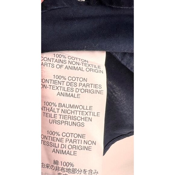 J.Crew Womens Perfect Shirt in Foil Dot Button Down Shirt Blue Size 00 - Picture 3 of 4